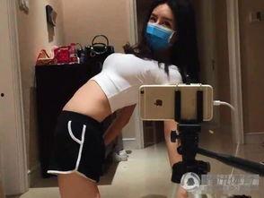 直播体操的女主播,女主播直播现场魅力四溢